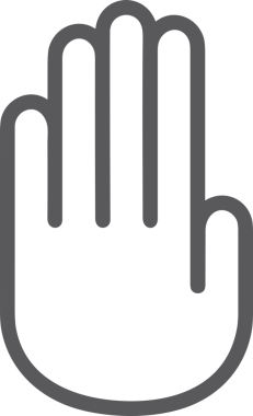 Web, Uygulama, UI / UX, Mobil Arayüz, Akıllı Teknoloji Tasarımı, Dijital Markalaşma, Kullanıcı Etkileşimi Sembolü ve Temiz Tek Renk Biçiminde Modern Grafik Elementi içeren PNG Biçimli El Simgesi Logosu