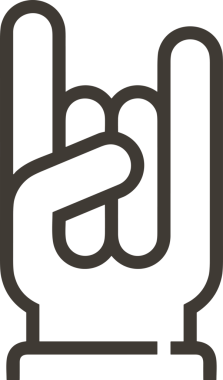 Web, Uygulama, UI / UX, Mobil Arayüz, Akıllı Teknoloji Tasarımı, Dijital Markalaşma, Kullanıcı Etkileşimi Sembolü ve Temiz Tek Renk Biçiminde Modern Grafik Elementi içeren PNG Biçimli El Simgesi Logosu