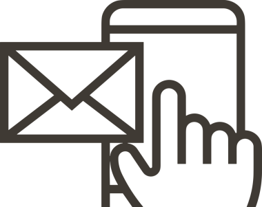 Web, Uygulama, UI / UX, Mobil Arayüz, Akıllı Teknoloji Tasarımı, Dijital Markalaşma, Kullanıcı Etkileşimi Sembolü ve Temiz Tek Renk Biçiminde Modern Grafik Elementi içeren PNG Biçimli El Simgesi Logosu