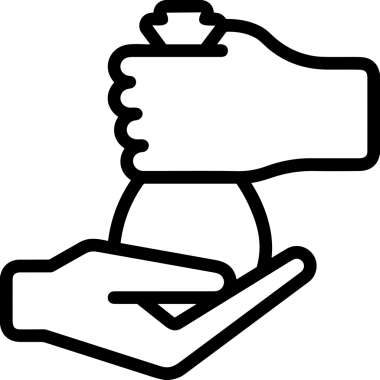 Web, Uygulama, UI / UX, Mobil Arayüz, Akıllı Teknoloji Tasarımı, Dijital Markalaşma, Kullanıcı Etkileşimi Sembolü ve Temiz Tek Renk Biçiminde Modern Grafik Elementi içeren PNG Biçimli El Simgesi Logosu