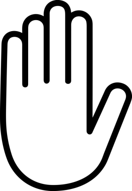 Web, Uygulama, UI / UX, Mobil Arayüz, Akıllı Teknoloji Tasarımı, Dijital Markalaşma, Kullanıcı Etkileşimi Sembolü ve Temiz Tek Renk Biçiminde Modern Grafik Elementi içeren PNG Biçimli El Simgesi Logosu