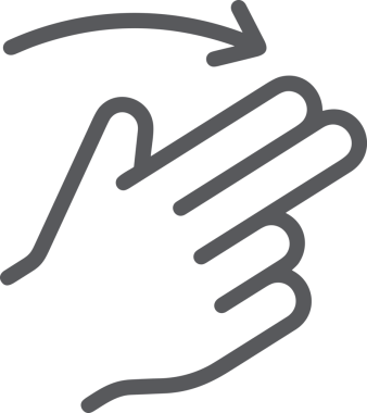 Web, Uygulama, UI / UX, Mobil Arayüz, Akıllı Teknoloji Tasarımı, Dijital Markalaşma, Kullanıcı Etkileşimi Sembolü ve Temiz Tek Renk Biçiminde Modern Grafik Elementi içeren PNG Biçimli El Simgesi Logosu