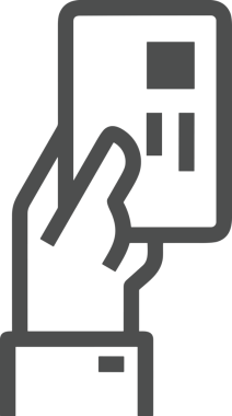 Web, Uygulama, UI / UX, Mobil Arayüz, Akıllı Teknoloji Tasarımı, Dijital Markalaşma, Kullanıcı Etkileşimi Sembolü ve Temiz Tek Renk Biçiminde Modern Grafik Elementi içeren PNG Biçimli El Simgesi Logosu