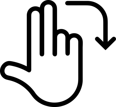 Web, Uygulama, UI / UX, Mobil Arayüz, Akıllı Teknoloji Tasarımı, Dijital Markalaşma, Kullanıcı Etkileşimi Sembolü ve Temiz Tek Renk Biçiminde Modern Grafik Elementi içeren PNG Biçimli El Simgesi Logosu