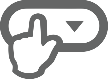 Web, Uygulama, UI / UX, Mobil Arayüz, Akıllı Teknoloji Tasarımı, Dijital Markalaşma, Kullanıcı Etkileşimi Sembolü ve Temiz Tek Renk Biçiminde Modern Grafik Elementi içeren PNG Biçimli El Simgesi Logosu