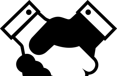 Web, Uygulama, UI / UX, Mobil Arayüz, Akıllı Teknoloji Tasarımı, Dijital Markalaşma, Kullanıcı Etkileşimi Sembolü ve Temiz Tek Renk Biçiminde Modern Grafik Elementi içeren PNG Biçimli El Simgesi Logosu