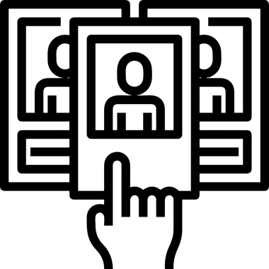 Web, Uygulama, UI / UX, Mobil Arayüz, Akıllı Teknoloji Tasarımı, Dijital Markalaşma, Kullanıcı Etkileşimi Sembolü ve Temiz Tek Renk Biçiminde Modern Grafik Elementi içeren PNG Biçimli El Simgesi Logosu