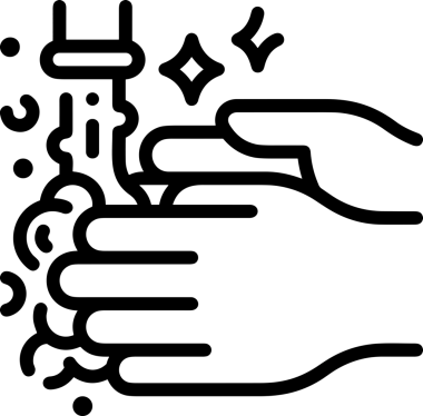 Web, Uygulama, UI / UX, Mobil Arayüz, Akıllı Teknoloji Tasarımı, Dijital Markalaşma, Kullanıcı Etkileşimi Sembolü ve Temiz Tek Renk Biçiminde Modern Grafik Elementi içeren PNG Biçimli El Simgesi Logosu