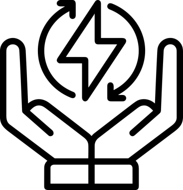 Web, Uygulama, UI / UX, Mobil Arayüz, Akıllı Teknoloji Tasarımı, Dijital Markalaşma, Kullanıcı Etkileşimi Sembolü ve Temiz Tek Renk Biçiminde Modern Grafik Elementi içeren PNG Biçimli El Simgesi Logosu