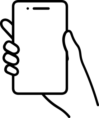 Web, Uygulama, UI / UX, Mobil Arayüz, Akıllı Teknoloji Tasarımı, Dijital Markalaşma, Kullanıcı Etkileşimi Sembolü ve Temiz Tek Renk Biçiminde Modern Grafik Elementi içeren PNG Biçimli El Simgesi Logosu