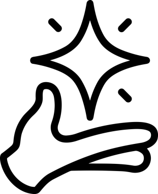 Web, Uygulama, UI / UX, Mobil Arayüz, Akıllı Teknoloji Tasarımı, Dijital Markalaşma, Kullanıcı Etkileşimi Sembolü ve Temiz Tek Renk Biçiminde Modern Grafik Elementi içeren PNG Biçimli El Simgesi Logosu