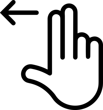 Web, Uygulama, UI / UX, Mobil Arayüz, Akıllı Teknoloji Tasarımı, Dijital Markalaşma, Kullanıcı Etkileşimi Sembolü ve Temiz Tek Renk Biçiminde Modern Grafik Elementi içeren PNG Biçimli El Simgesi Logosu