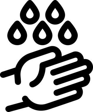 Web, Uygulama, UI / UX, Mobil Arayüz, Akıllı Teknoloji Tasarımı, Dijital Markalaşma, Kullanıcı Etkileşimi Sembolü ve Temiz Tek Renk Biçiminde Modern Grafik Elementi içeren PNG Biçimli El Simgesi Logosu