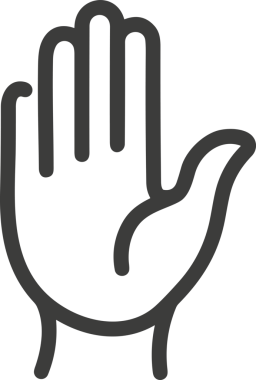 Web, Uygulama, UI / UX, Mobil Arayüz, Akıllı Teknoloji Tasarımı, Dijital Markalaşma, Kullanıcı Etkileşimi Sembolü ve Temiz Tek Renk Biçiminde Modern Grafik Elementi içeren PNG Biçimli El Simgesi Logosu