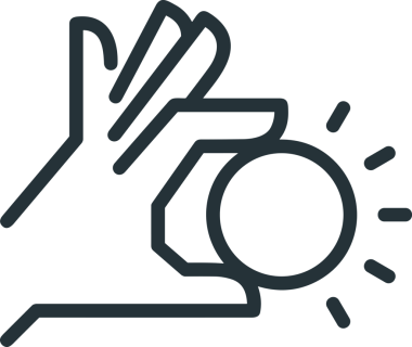 Web, Uygulama, UI / UX, Mobil Arayüz, Akıllı Teknoloji Tasarımı, Dijital Markalaşma, Kullanıcı Etkileşimi Sembolü ve Temiz Tek Renk Biçiminde Modern Grafik Elementi içeren PNG Biçimli El Simgesi Logosu