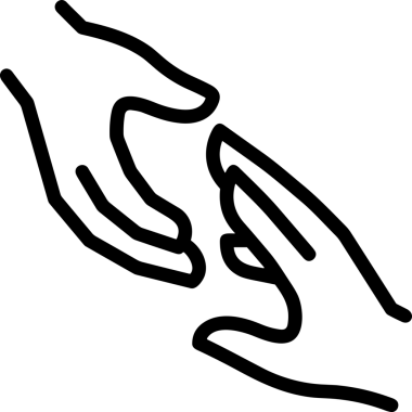 Web, Uygulama, UI / UX, Mobil Arayüz, Akıllı Teknoloji Tasarımı, Dijital Markalaşma, Kullanıcı Etkileşimi Sembolü ve Temiz Tek Renk Biçiminde Modern Grafik Elementi içeren PNG Biçimli El Simgesi Logosu