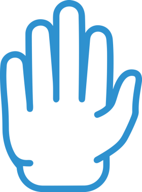 Web, Uygulama, UI / UX, Mobil Arayüz, Akıllı Teknoloji Tasarımı, Dijital Markalaşma, Kullanıcı Etkileşimi Sembolü ve Temiz Tek Renk Biçiminde Modern Grafik Elementi içeren PNG Biçimli El Simgesi Logosu