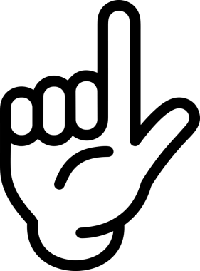 Web, Uygulama, UI / UX, Mobil Arayüz, Akıllı Teknoloji Tasarımı, Dijital Markalaşma, Kullanıcı Etkileşimi Sembolü ve Temiz Tek Renk Biçiminde Modern Grafik Elementi içeren PNG Biçimli El Simgesi Logosu