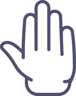 Web, Uygulama, UI / UX, Mobil Arayüz, Akıllı Teknoloji Tasarımı, Dijital Markalaşma, Kullanıcı Etkileşimi Sembolü ve Temiz Tek Renk Biçiminde Modern Grafik Elementi içeren PNG Biçimli El Simgesi Logosu