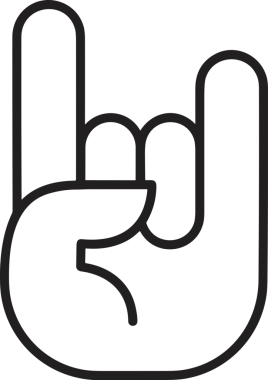 Web, Uygulama, UI / UX, Mobil Arayüz, Akıllı Teknoloji Tasarımı, Dijital Markalaşma, Kullanıcı Etkileşimi Sembolü ve Temiz Tek Renk Biçiminde Modern Grafik Elementi içeren PNG Biçimli El Simgesi Logosu