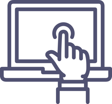 Web, Uygulama, UI / UX, Mobil Arayüz, Akıllı Teknoloji Tasarımı, Dijital Markalaşma, Kullanıcı Etkileşimi Sembolü ve Temiz Tek Renk Biçiminde Modern Grafik Elementi içeren PNG Biçimli El Simgesi Logosu