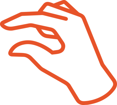 Web, Uygulama, UI / UX, Mobil Arayüz, Akıllı Teknoloji Tasarımı, Dijital Markalaşma, Kullanıcı Etkileşimi Sembolü ve Temiz Tek Renk Biçiminde Modern Grafik Elementi içeren PNG Biçimli El Simgesi Logosu