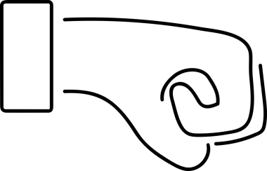 Web, Uygulama, UI / UX, Mobil Arayüz, Akıllı Teknoloji Tasarımı, Dijital Markalaşma, Kullanıcı Etkileşimi Sembolü ve Temiz Tek Renk Biçiminde Modern Grafik Elementi içeren PNG Biçimli El Simgesi Logosu
