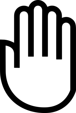 Web, Uygulama, UI / UX, Mobil Arayüz, Akıllı Teknoloji Tasarımı, Dijital Markalaşma, Kullanıcı Etkileşimi Sembolü ve Temiz Tek Renk Biçiminde Modern Grafik Elementi içeren PNG Biçimli El Simgesi Logosu