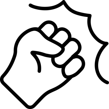 Web, Uygulama, UI / UX, Mobil Arayüz, Akıllı Teknoloji Tasarımı, Dijital Markalaşma, Kullanıcı Etkileşimi Sembolü ve Temiz Tek Renk Biçiminde Modern Grafik Elementi içeren PNG Biçimli El Simgesi Logosu