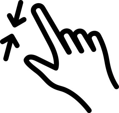 Web, Uygulama, UI / UX, Mobil Arayüz, Akıllı Teknoloji Tasarımı, Dijital Markalaşma, Kullanıcı Etkileşimi Sembolü ve Temiz Tek Renk Biçiminde Modern Grafik Elementi içeren PNG Biçimli El Simgesi Logosu