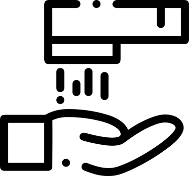 Web, Uygulama, UI / UX, Mobil Arayüz, Akıllı Teknoloji Tasarımı, Dijital Markalaşma, Kullanıcı Etkileşimi Sembolü ve Temiz Tek Renk Biçiminde Modern Grafik Elementi içeren PNG Biçimli El Simgesi Logosu