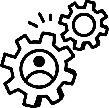 Web, Uygulama, UI / UX, Mobil Arayüz, Akıllı Teknoloji Tasarımı, Dijital Markalaşma, Kullanıcı Etkileşimi Sembolü ve Temiz Tek Renk Biçiminde Modern Grafik Elementi içeren PNG Biçimli El Simgesi Logosu