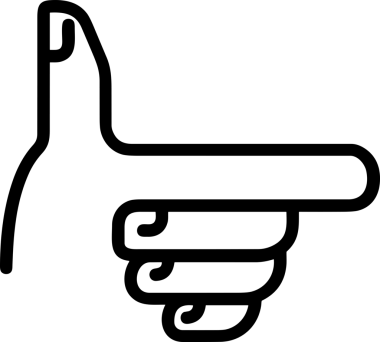 Web, Uygulama, UI / UX, Mobil Arayüz, Akıllı Teknoloji Tasarımı, Dijital Markalaşma, Kullanıcı Etkileşimi Sembolü ve Temiz Tek Renk Biçiminde Modern Grafik Elementi içeren PNG Biçimli El Simgesi Logosu