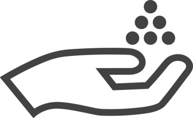 Web, Uygulama, UI / UX, Mobil Arayüz, Akıllı Teknoloji Tasarımı, Dijital Markalaşma, Kullanıcı Etkileşimi Sembolü ve Temiz Tek Renk Biçiminde Modern Grafik Elementi içeren PNG Biçimli El Simgesi Logosu