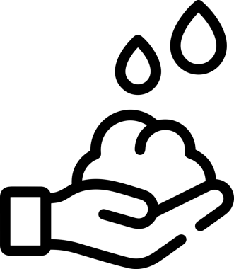 Web, Uygulama, UI / UX, Mobil Arayüz, Akıllı Teknoloji Tasarımı, Dijital Markalaşma, Kullanıcı Etkileşimi Sembolü ve Temiz Tek Renk Biçiminde Modern Grafik Elementi içeren PNG Biçimli El Simgesi Logosu