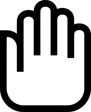 Web, Uygulama, UI / UX, Mobil Arayüz, Akıllı Teknoloji Tasarımı, Dijital Markalaşma, Kullanıcı Etkileşimi Sembolü ve Temiz Tek Renk Biçiminde Modern Grafik Elementi içeren PNG Biçimli El Simgesi Logosu