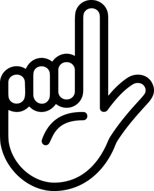 Web, Uygulama, UI / UX, Mobil Arayüz, Akıllı Teknoloji Tasarımı, Dijital Markalaşma, Kullanıcı Etkileşimi Sembolü ve Temiz Tek Renk Biçiminde Modern Grafik Elementi içeren PNG Biçimli El Simgesi Logosu