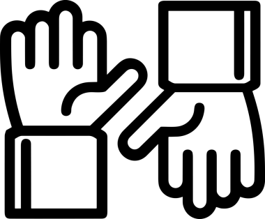 Web, Uygulama, UI / UX, Mobil Arayüz, Akıllı Teknoloji Tasarımı, Dijital Markalaşma, Kullanıcı Etkileşimi Sembolü ve Temiz Tek Renk Biçiminde Modern Grafik Elementi içeren PNG Biçimli El Simgesi Logosu