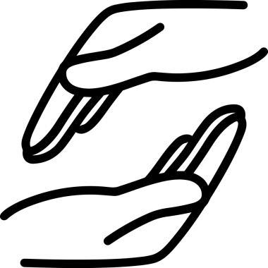 Web, Uygulama, UI / UX, Mobil Arayüz, Akıllı Teknoloji Tasarımı, Dijital Markalaşma, Kullanıcı Etkileşimi Sembolü ve Temiz Tek Renk Biçiminde Modern Grafik Elementi içeren PNG Biçimli El Simgesi Logosu