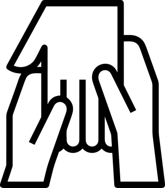 Web, Uygulama, UI / UX, Mobil Arayüz, Akıllı Teknoloji Tasarımı, Dijital Markalaşma, Kullanıcı Etkileşimi Sembolü ve Temiz Tek Renk Biçiminde Modern Grafik Elementi içeren PNG Biçimli El Simgesi Logosu