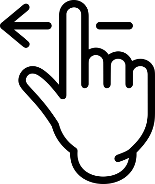 Web, Uygulama, UI / UX, Mobil Arayüz, Akıllı Teknoloji Tasarımı, Dijital Markalaşma, Kullanıcı Etkileşimi Sembolü ve Temiz Tek Renk Biçiminde Modern Grafik Elementi içeren PNG Biçimli El Simgesi Logosu