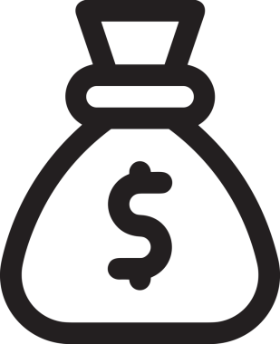 Para ikonu sembolü finans, bankacılık ve yatırım tasarımı için PNG imajı web, uygulama UI, bilgi, pazarlama görselleri ve çeşitli biçimlerde şeffaf arka plan ve yüksek çözünürlüklü dijital kullanıma sahip iş sunumları için mükemmeldir