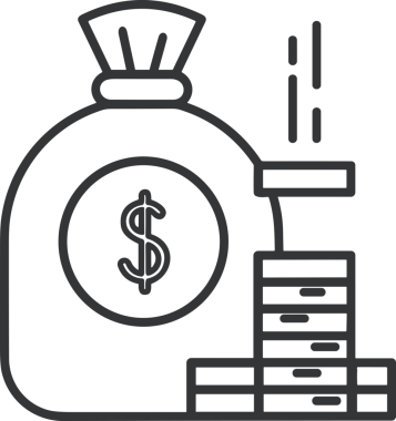 Para ikonu sembolü finans, bankacılık ve yatırım tasarımı için PNG imajı web, uygulama UI, bilgi, pazarlama görselleri ve çeşitli biçimlerde şeffaf arka plan ve yüksek çözünürlüklü dijital kullanıma sahip iş sunumları için mükemmeldir