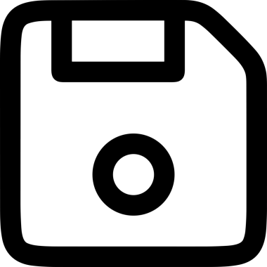 Uygulama UI, Web Tasarımı, Bulut ve Veri Yönetimi Kullanımı için Depolama Simgesi Siyah ve Beyaz PNG