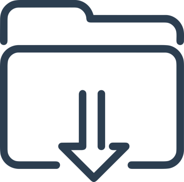 Uygulama UI, Web Tasarımı, Bulut ve Veri Yönetimi Kullanımı için Depolama Simgesi Siyah ve Beyaz PNG