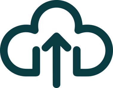 Uygulama UI, Web Tasarımı, Bulut ve Veri Yönetimi Kullanımı için Depolama Simgesi Siyah ve Beyaz PNG