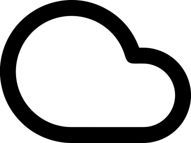 Uygulama UI, Web Tasarımı, Bulut ve Veri Yönetimi Kullanımı için Depolama Simgesi Siyah ve Beyaz PNG
