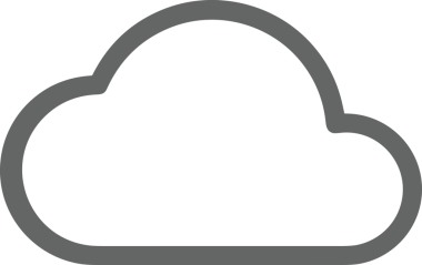 Uygulama UI, Web Tasarımı, Bulut ve Veri Yönetimi Kullanımı için Depolama Simgesi Siyah ve Beyaz PNG