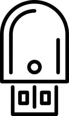 Uygulama UI, Web Tasarımı, Bulut ve Veri Yönetimi Kullanımı için Depolama Simgesi Siyah ve Beyaz PNG