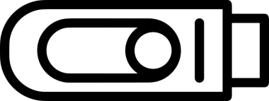Uygulama UI, Web Tasarımı, Bulut ve Veri Yönetimi Kullanımı için Depolama Simgesi Siyah ve Beyaz PNG